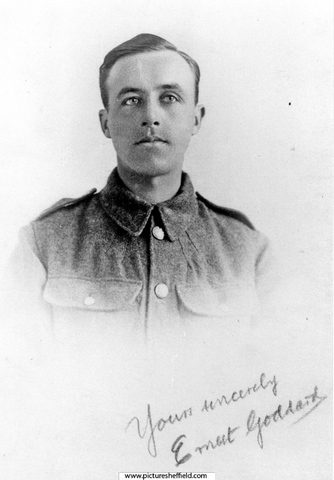 Ernest Goddard, 1st World War soldier