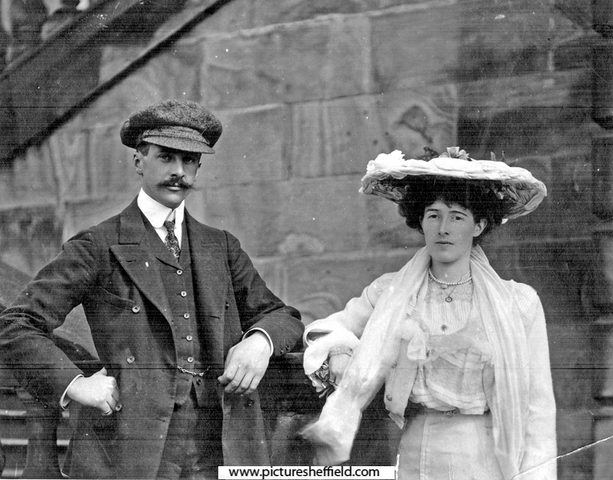 William ('Billy') Charles de Meuron Wentworth-Fitzwilliam (1872-1973) 7th Earl and  Lady Maud Frederica Elizabeth (1877-1967)Countess Fitzwilliam