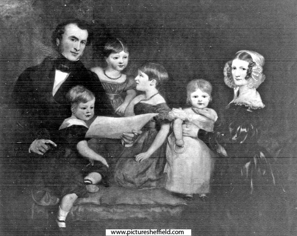 William Fawcett (1807 - 1864) and his family, Mayor of Sheffield 1855.