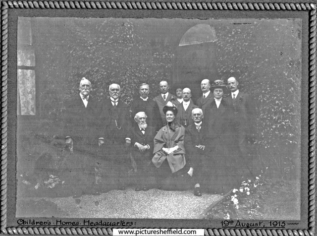 Children's Home Committee headed by J Wycliffe Wilson (the gentleman with the white beard on the left of the photograph)