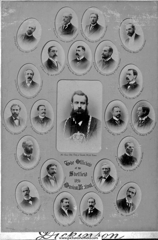 Officials of the 1896 Sheffield Musical Festival