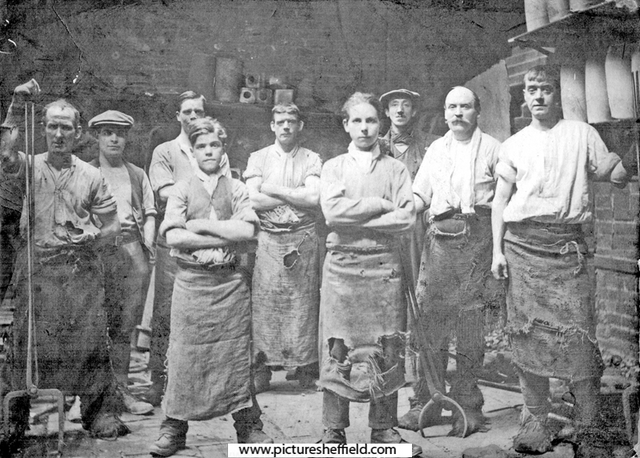 Group of workers from the Vanadium Steel Company Ltd, Union Lane