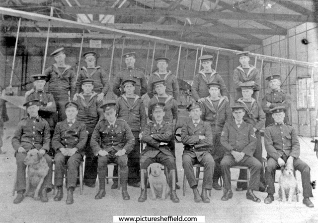 Fleet Air Arm at Coal Aston Aerodrome, World War I