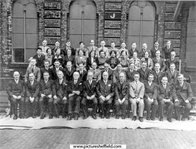 Staff of the London, Midland and Scottish Railway Company's Goods Station at Wicker Station