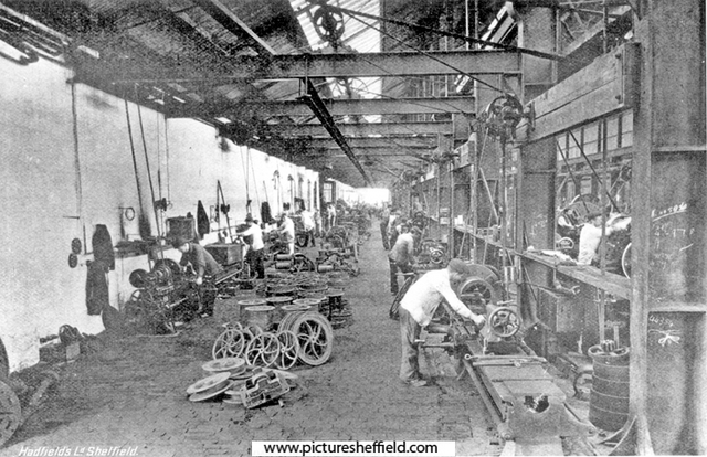 Hadfields Ltd., East Hecla Works, Machine Shop, No.1 bay