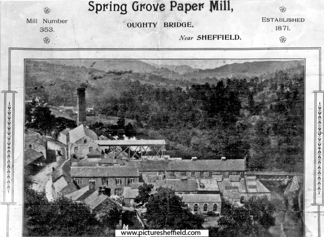 Spring Grove Paper Mill (Peter Dixon's), Oughtibridge