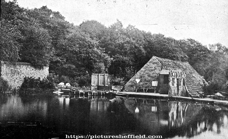 Holme (Second Endcliffe) Grinding Wheel and boating dam, Endcliffe Park