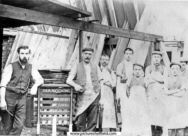 Hancock's, cabinet makers, Club Garden Walk, Sharrow
