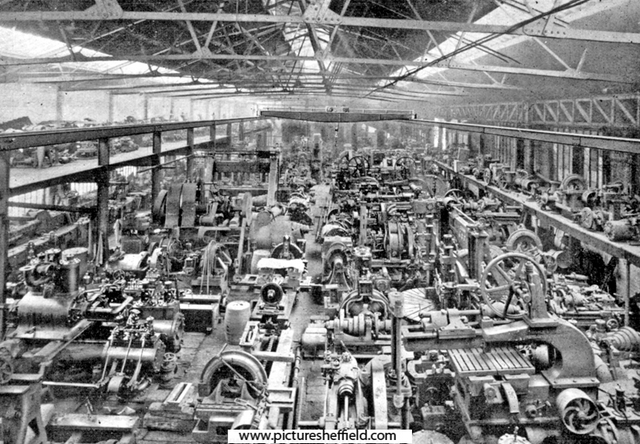 Steel Industry, Example of the Machinery Bays, showing machinery overhauled ready for delivery