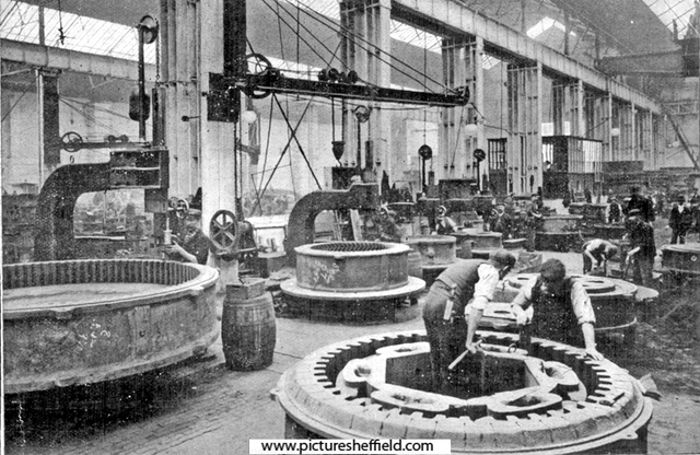 Steel Industry, Machine shop at Jessop Foundry
