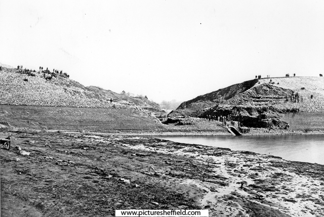 Dale Dyke Embankment after the Flood