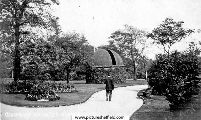 Weston Park Observatory, removed during World War II