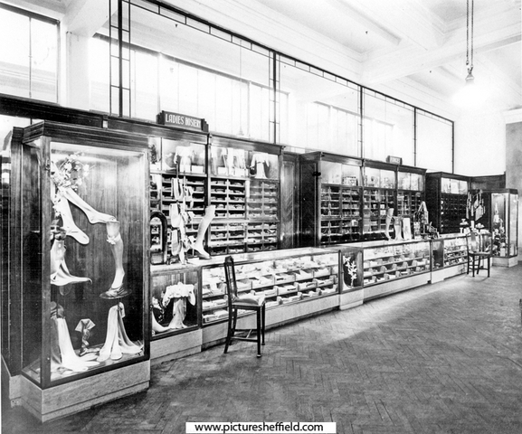Hosiery Department, Brightside and Carbrook Co-operative Society Ltd., City Stores, Exchange Street