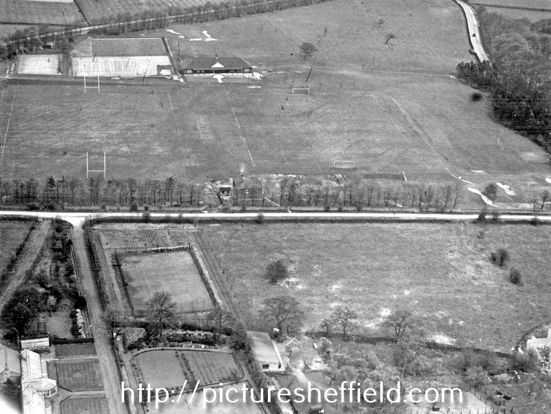 Aerial view - Balfour Sports Ground, Ash House Lane