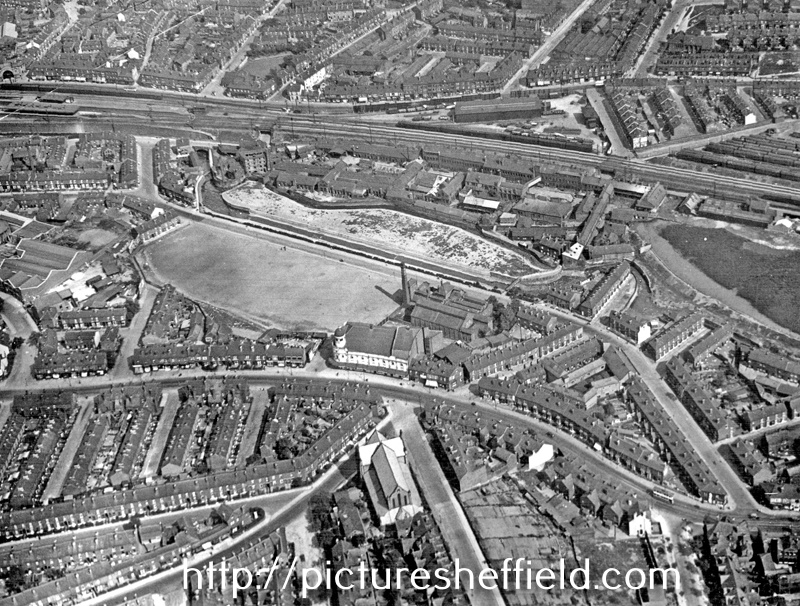 Aerial view - Heeley / Nether Edge