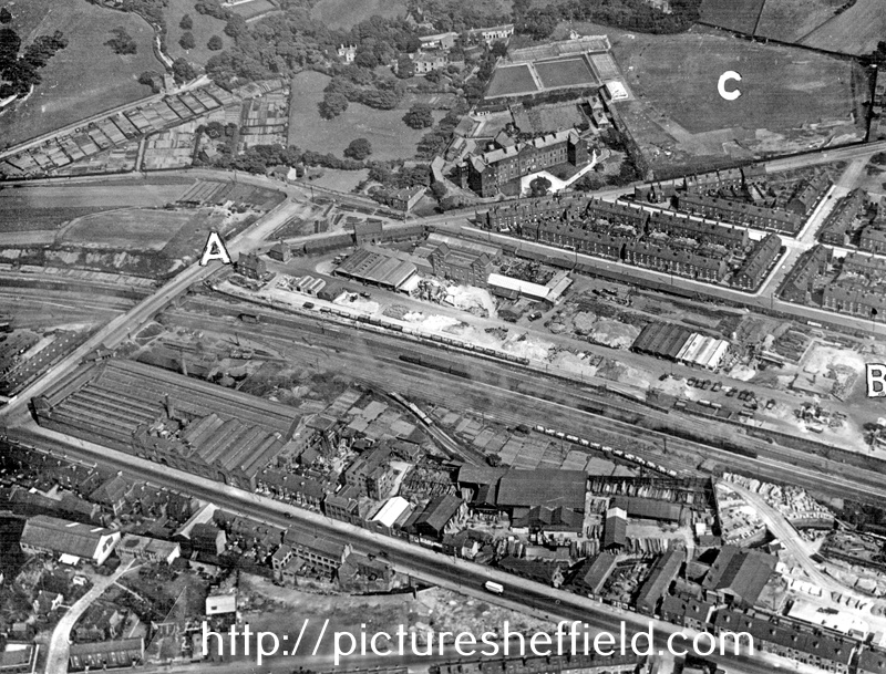 Aerial view - Lowfield and Norfolk Park