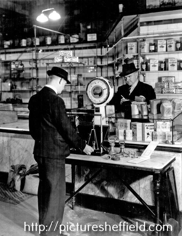 Sheffield Corporation Weights and Measures Department -Inspection Work in Progress in a Retail Shop