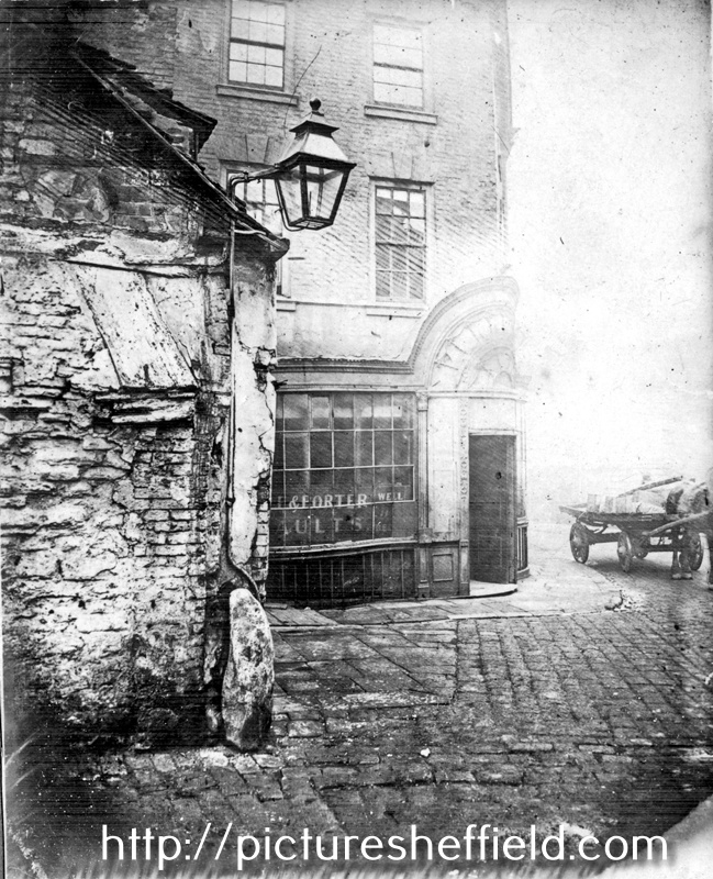 Hartshead from Aldine Court, No. 12, Montgomery Tavern, originally the Iris Offices