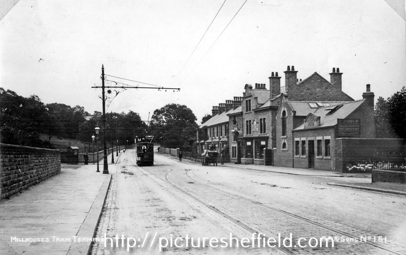 Millhouses Tram Terminus and Millhouses Hotel, No. 951 Abbeydale Road