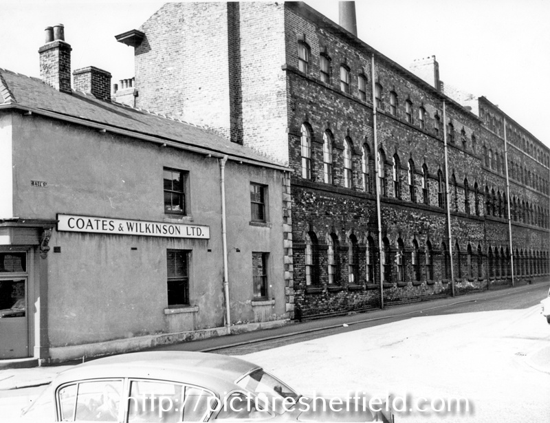 Ball Street (junction of Green Lane), Neepsend, Coates and Wilkinson Ltd., printers, Hylton Works former Ball Inn, No. 84 Green Lane and James Dixon and Son, Cornish Place Works, electro-plate and silver manufacturers