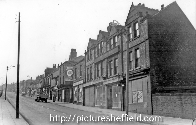 Nos 40 etc, Duke Street, Park, including No 40, Chiropodist and Physiotherapist, No 46, Burgon and Son Ltd., Grocers