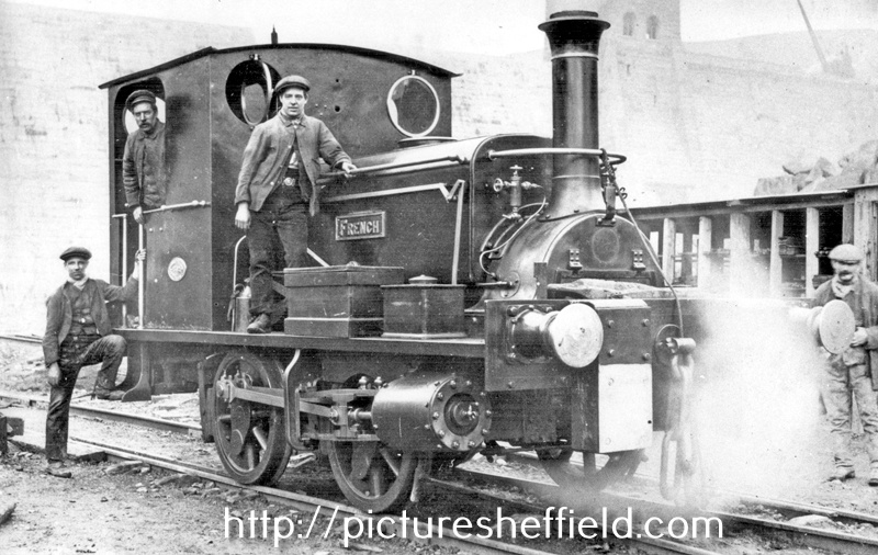 Steam Locomotive 'French' used in construction of Derwent Valley waterworks