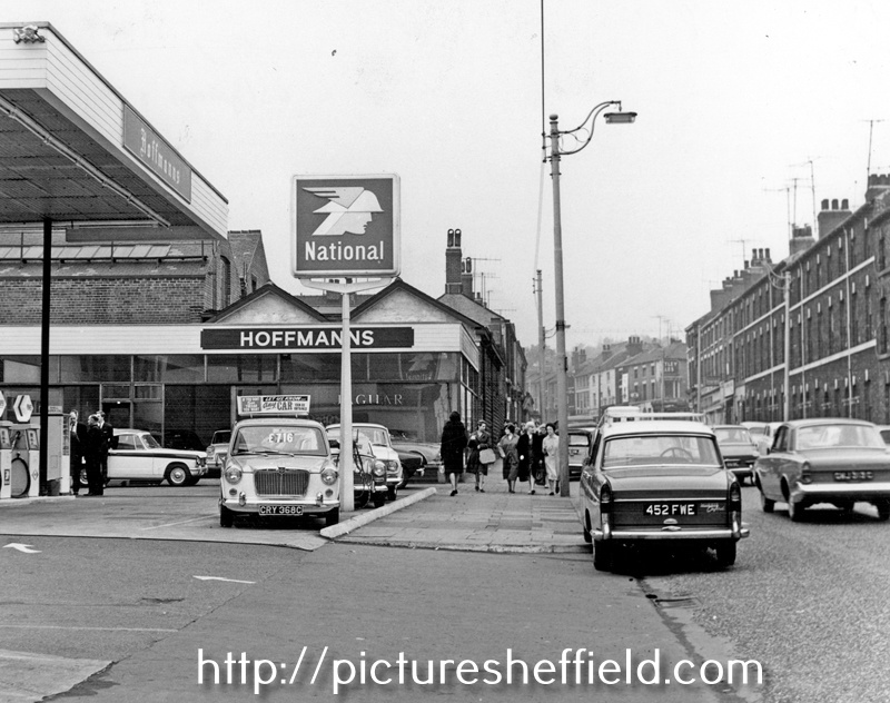 Ecclesall Road including Nos. 43 - 67 Hoffmans of Sheffield Ltd., motor car agents