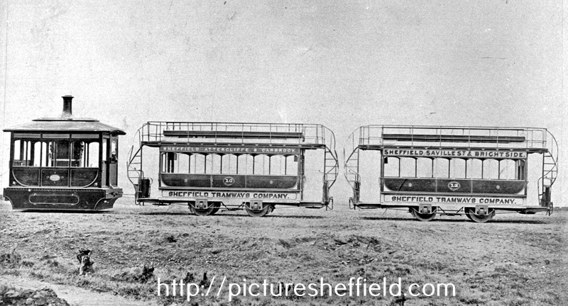 Sheffield Tramways Steam Tram made by Yorkshire Engine Company
