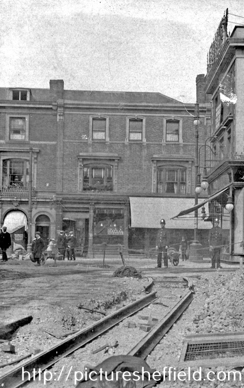 Tram-track laying on Unidentified Street