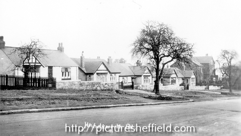 Handsworth Road looking towards Orgreave Lane, East Bank House, right 	