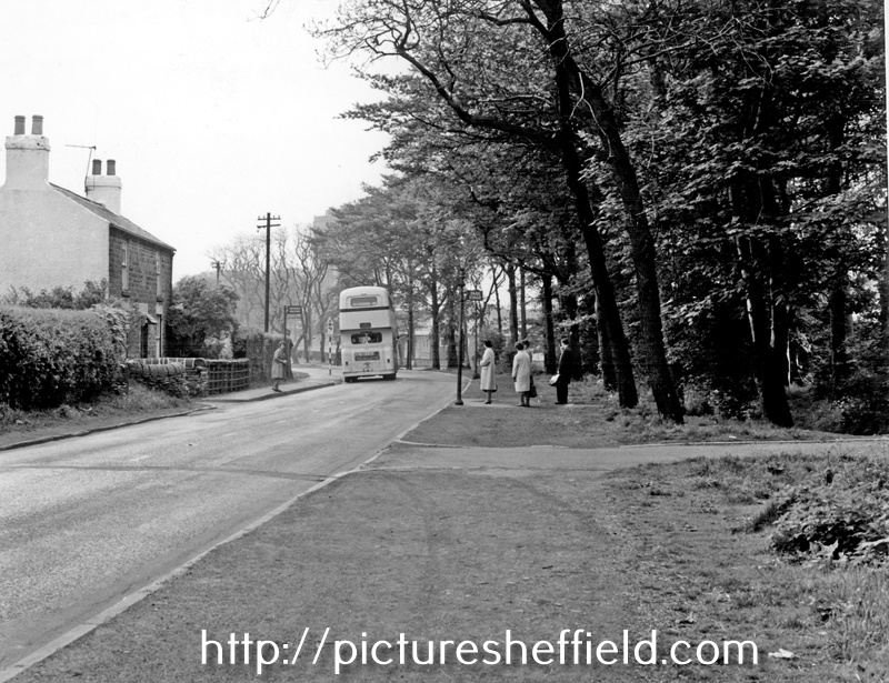 Hemsworth Road, before alterations, Ivy Cottage, left