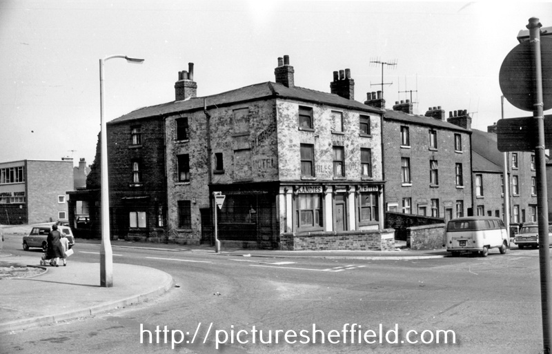 Kandies (Sheffield) Ltd., manufacturing confectories, No. 100 Hoyle Street (Alhambra Hotel former premises at the junction with Meadow Street, Netherthorpe