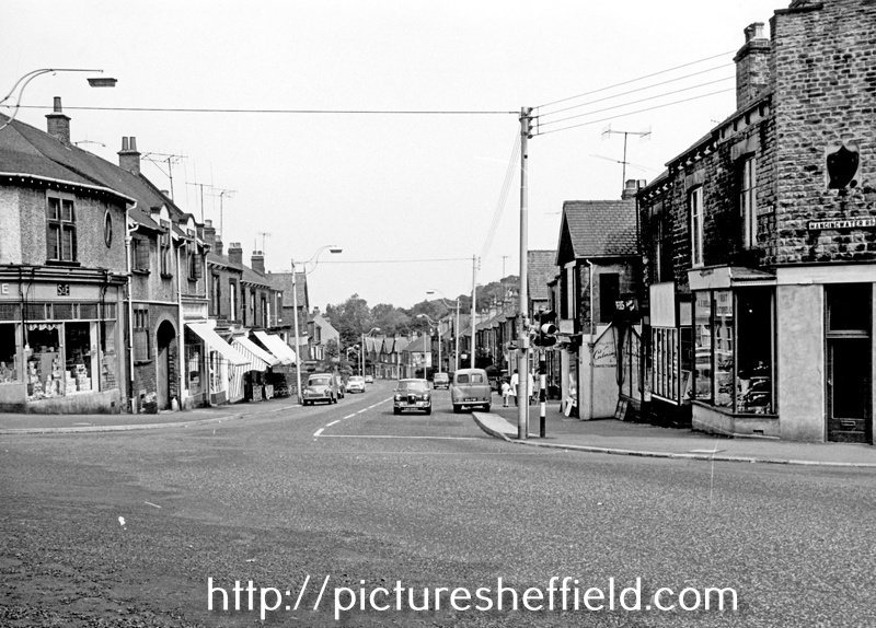 Oakbrook Road from Hangingwater Road, No. 208-206, Sheffield and Ecclesall Co-operative Society on left