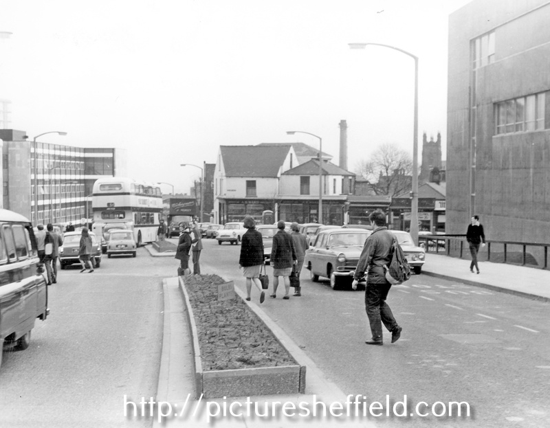 Brook Hill and junction of Leavygreave (including No. 1 Alan B. Ward, bookseller) 	