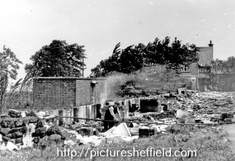 Demolition of the Tuberculosis Huts, Crimicar Lane