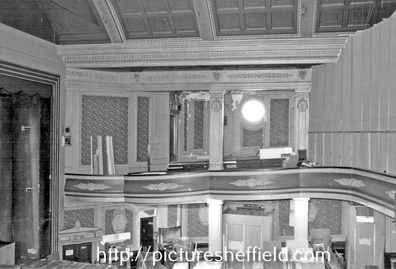 Former Abbeydale Picture House, Abbeydale Road. Designed by Dixon and Stienley. Opened 20 December 1920. Took over by the Star Group in the 1950s. Closed 5 July 1975. Bought by A. and F. Drake Ltd. and converted into an office furniture showroom