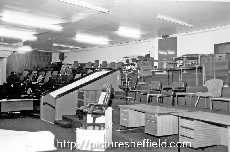 Old circle at former Abbeydale Picture House, Abbeydale Road. Designed by Dixon and Stienley. Opened 20 December 1920. Took over by the Star Group in the 1950s. Closed 5 July 1975. Bought by A. and F. Drake Ltd. and converted into office furniture sh