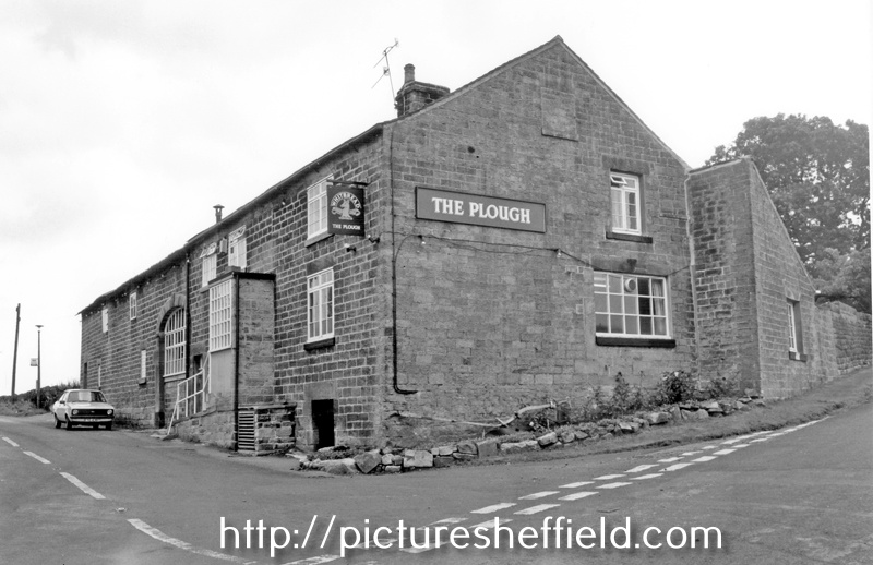 The Plough public house (also known as the Plough Inn), New Road, Low Bradfield and the junction with Mill Lee Road