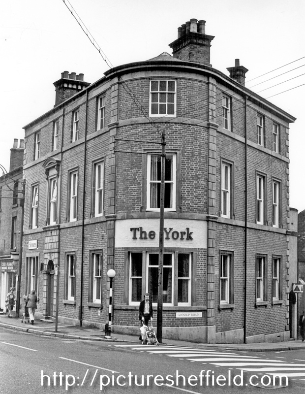York Hotel, No. 247, Fulwood Road, at junction of Glossop Road