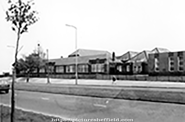 Pipworth Road Council School, from Prince of Wales Road