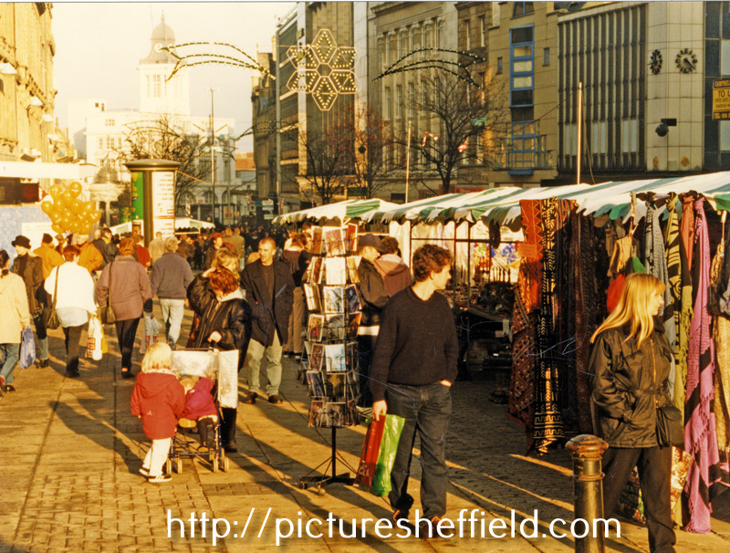 Christmas Market, Fargate on the sunday before Christmas