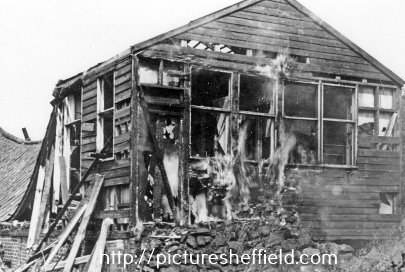 Demolition of Tuberculosis huts, Crimicar Lane