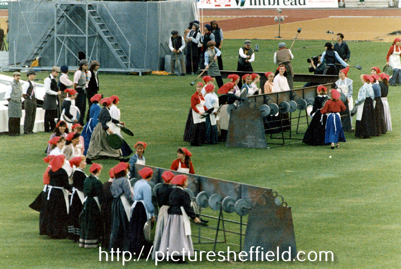World Student Games opening ceremony at the Don Valley Stadium