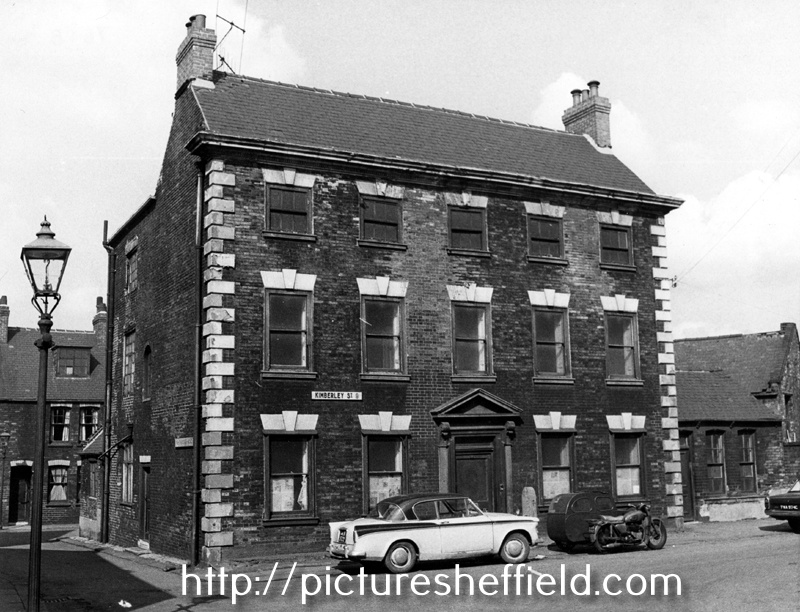 Former Doctors Surgery, Carlton House, No. 21 Kimberley Street, Attercliffe with No. 21 Carlton Street in the background