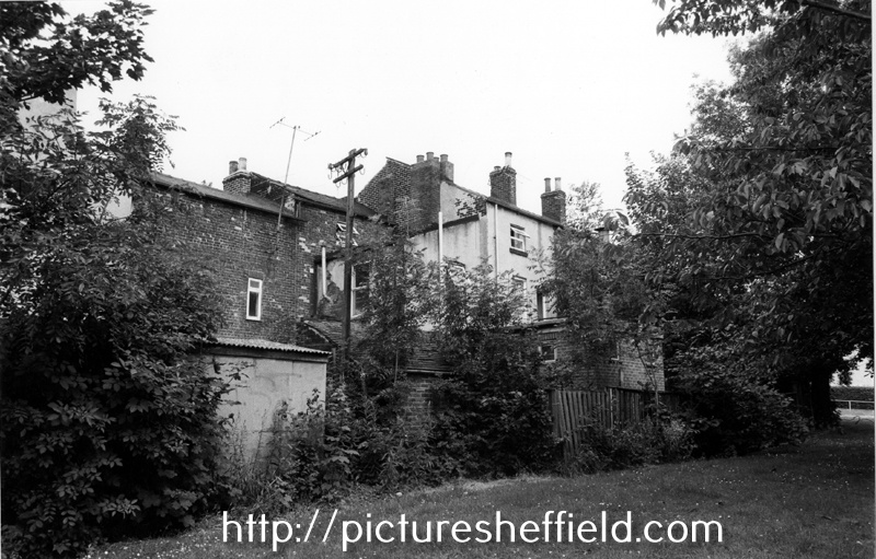 Rear of unidentified property on Burngreave Road