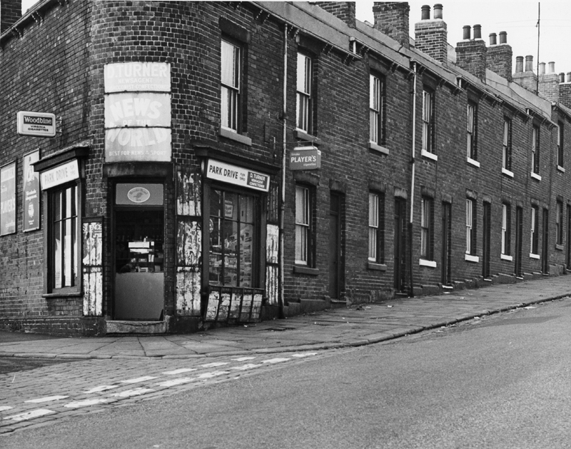 Nos. 70/68, D. Turner, newsagent and confectioner; 66; 64, etc., Lyons Street, Burngreave from the junction with Thorndon Road