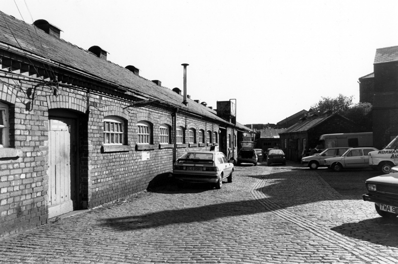 Former L.N.W. Nunnery Goods Station and Stables (left) off Bernard Road 