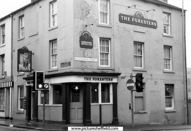 The Foresters Inn, Nos. 73 - 75 Division Street at the junction with Rockingham Street