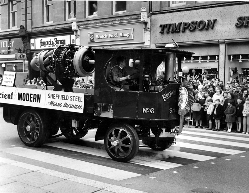 Brown Bayley's Ltd., Steam Lorry No. 6 Reg AW 2964, Lord Mayors Parade