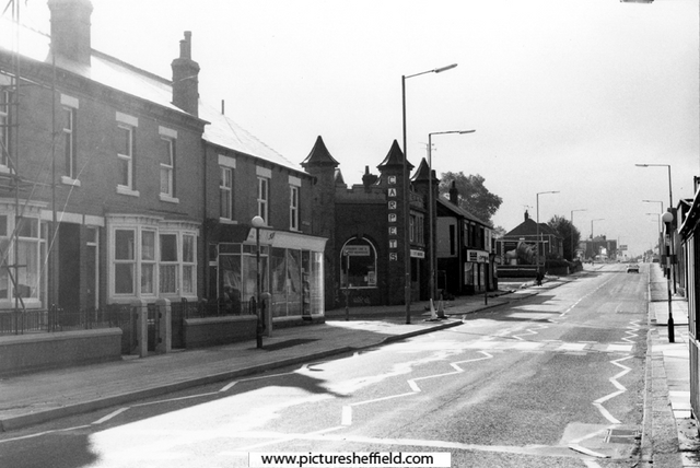 Nos. 495 (windows of); 497-503, Staniforth Road and former Darnall Picture Palce (being used as a carpet shop) at the junction of Balfour Road
